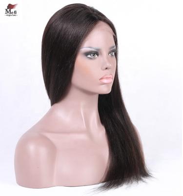 China Silky Straight Human Hair Full Color Human Hair Lace Wig Full Color Human Hairline Wave Hairline With Baby Hair for sale