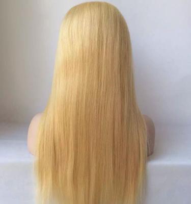 China Silky Straight Wave 16inch -40inch 613 Headband Lace Wig With Baby Hair Premium Quality Blonde Full Lace Wig Transparent Hair Wig for sale