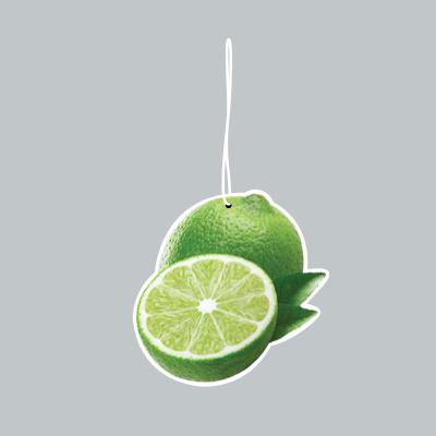 China New Car Gift Scented Air Freshener Lemon Hanging Paper Car Air Freshener for Home or Car 120*120*2mm for sale