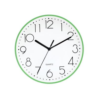 China Antique Style Silent Non Ticking Wall Clocks Easy To Read For Living Room Decor Home Office Kitchen Green Clock for sale