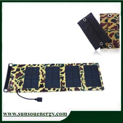 China 7w folding solar panel charger kits price, high quality portable solar panel charger for digital devices for sale