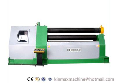 China W11 seires hydraulic 3 roller CNC plate rolling machine double pinch for sale