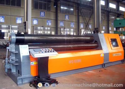 China Factory outlets hydraulic plate rolling machine PLC 4 rolls plate bending rolls for sale