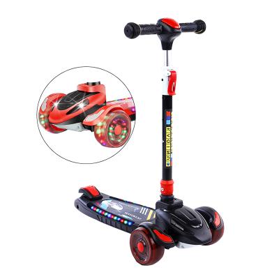 China New design of China high-speed rail children's scooter child with panel folding luminescent scooter for sale