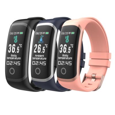 China MP3 Wholesale M4 Cheap Smart Sport Lady Smart Band Pedometer Smart Wristband Body Temperature Wristband Body Temperature Wristband MP3 for sale