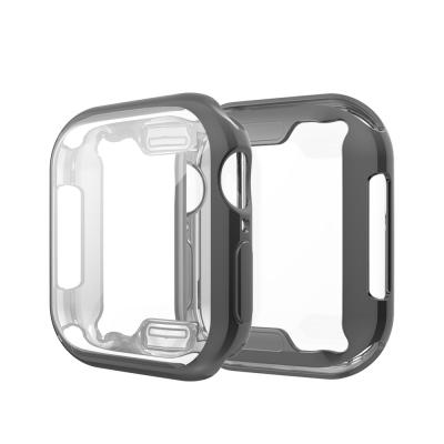 China Fanshion Wholesale Price Watch Accessories Protector Case For Se 6 44 Series 5 40 Full TPU Soft Cover For Apple Watch for sale