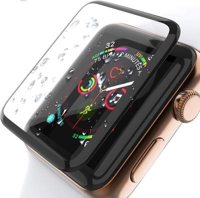 China Protect Watch Screen Replacement Touch Screen PET Full Glass Protector Cover For Apple Watch 38mm 40mm 41mm 42mm 44mm 45mm for sale