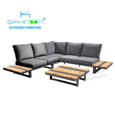 China Leisure Customized Aluminum Outdoor Sectional Modern Patio High Quality Garden Lounge Set Hot Sale Fashion Garden Sofa (62108) for sale