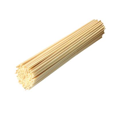 China Made from Disposable Degradable 100% Natural Wooden Wheat Plant Straws 13cm Wheat Plant Straw-60pk Natural BBQ Accessories for sale