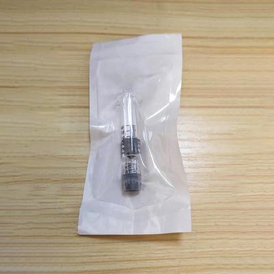 China Medical Care Custom Logo Packaging Distillate Oil Prefilled Luer Lock 1ml Glass Syringe for sale