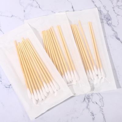 China Medical Cotton Bud Fiber Sampling Swab of Medical High Quality Bamboo Stick for sale