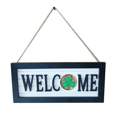 China Europe Factory Kind Bathroom Birthday Outdoor Yard Decorative Signs Spring Summer Christmas Halloween Wooden Door Decor Hanging Sign for sale