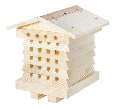 China Sustainable Plant FSC&BSCI Wooden Insect House Bee And Butterfly House Insect Hotel For Hanging Garden Insect Hotel for sale