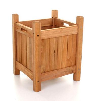 China Bedroom Solid Pine Wood Garden Planters Flower Plant Pot Window Box Planting Raise Bed Basket for sale