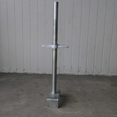 China Industrial Hot Dipped Galvanized Jack Base Scaffolding U Head Screw Jack Base for sale