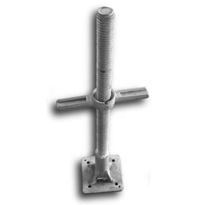 China Industrial Scaffold Adjustable Screw Jack Solid Base for sale