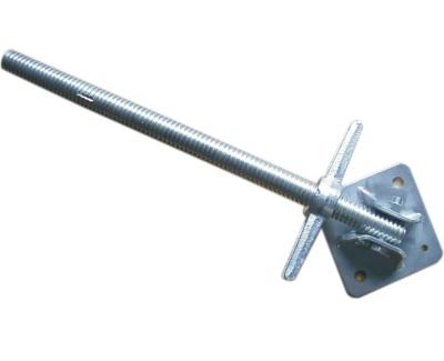 China Layher Industrial Scaffold Swivel Screw Jack Base for sale