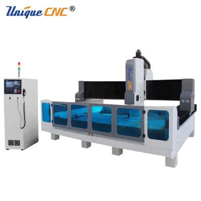 China Hotels Quartz Granite Marble CNC Cutting and Trimming CNC Router Machine for sale