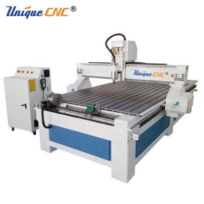 China Building Material Shops 3d CNC Router 4axis Rotary Engraver For Carving Big Statue Figure for sale