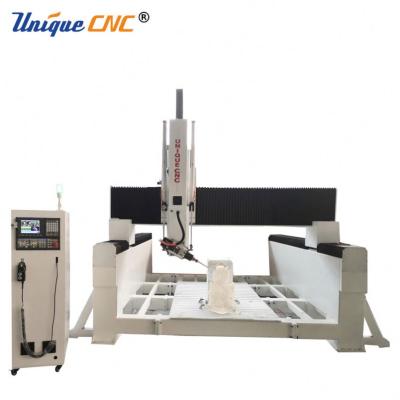 China Building Material Shops 4 Axis ATC Auto Tool Change GPG GRC Mold Model Making 3d Router CNC for sale