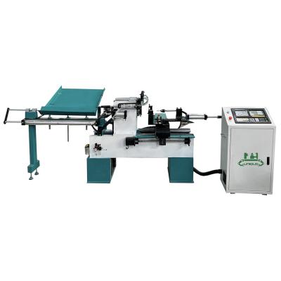 China Machinery Repairs Workshop Automatic Feeding Loading Unloading Turning Carving Mini CNC Woodworking Turning Lathe for sale