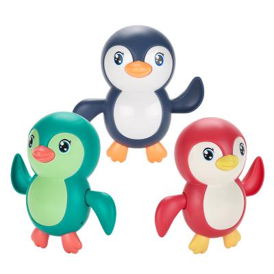 China Parent-child communication type new children's toys baby shower explosive water spray penguin floating bathroom bathing penguin toy for sale