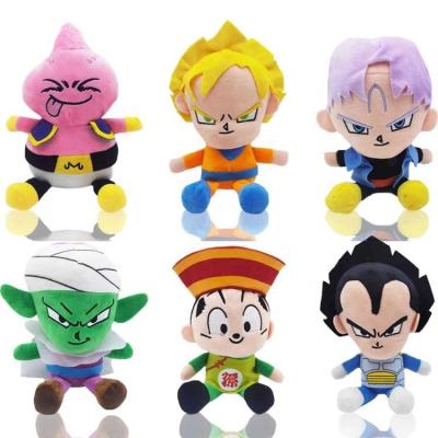 China Super Saiyan Action Figure Dragon Ball Toys King Muppets Animated Plush Soft Toy Gifts for sale