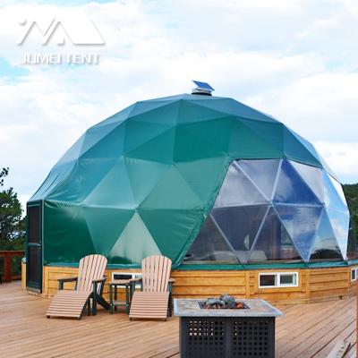 China 3M-60m diameter waterproof geodesic dome luxury glamping tent for camping for sale