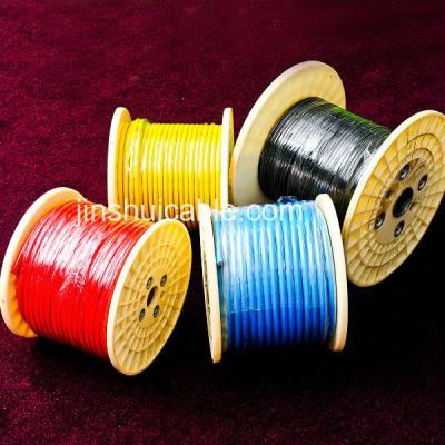 China Overhead Hot Sale Copper Core BV / BVR 1.5 Mm 2.5mm 4mm Household Wiring Electrical Cable PVC Insulate Cable Wire for sale