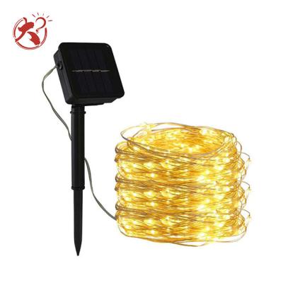 China Decorative String Lights Border Hot Selling 2022 Solar String Lights IP65 Waterproof 12M100 Lights Party Atmosphere Decorative Lights for sale