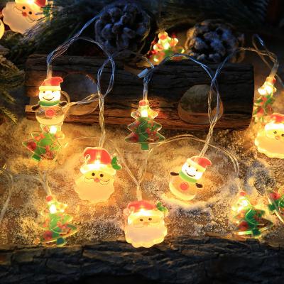 China 2022 Hot Selling Christmas Border Battery Box Decorative Lights 2022 Creative Party Atmosphere String Light Tree Decorative Light for sale