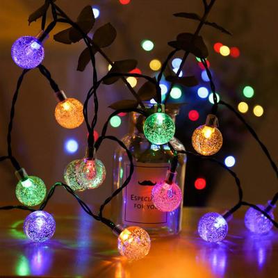 China Saving Energy Amazon Bubble Ball String Best Selling Solar Lights 5M10 Lights-22M200 Lights Party Decorative Lights for sale