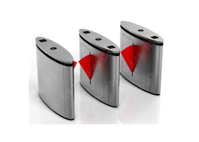 China Electronic High Speed Flap Barrier Gate /  Pedestrian Turnstiles for sale