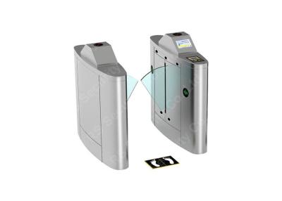 China IR Sensor Anti-static Flap Barrier Gate High Security Entrance Pedestrian System for sale