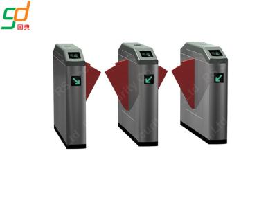 China Fingerprint Detect Flap Barrier Turnstile Systems Bus Station Gates for sale