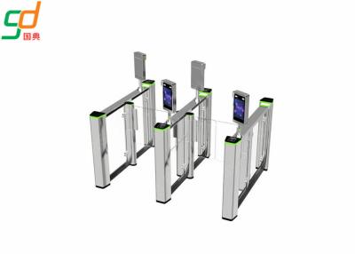 China High Security Supermarket Swing Gate Waterproof With Acrylic Turnstile Barrier for sale