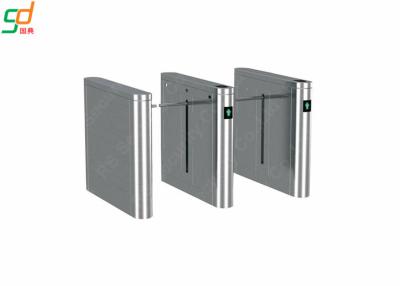 China Intelligent Class Turnstile Security Systems Flap Gate Sliding Turnstiles for sale