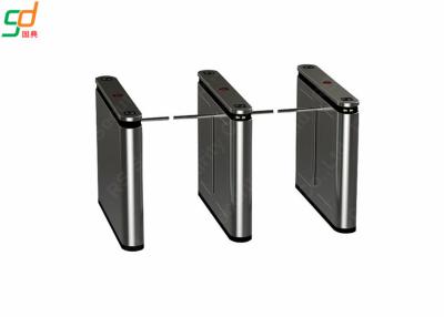 China Stailess Steel Sliding Turnstile Security Systems, High Speed Gates Flap Barrier for sale