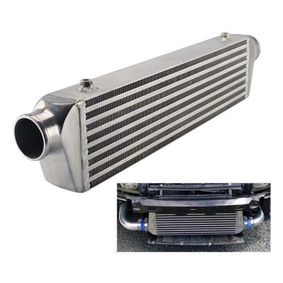 China Universal Auto Cooling System Auto Intercooler Intercooler Bar & Plate Polished 2.25/2.5 Inch Black/Silver 550*180*65mm Intercooler In Stock for sale