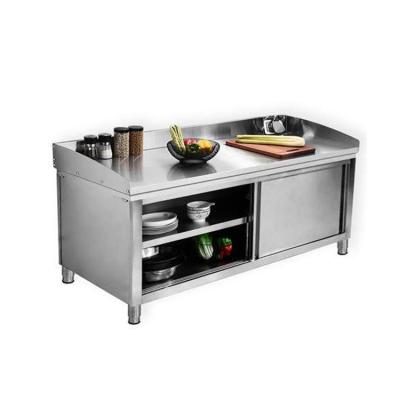 China Adjustable Leg Stainless Steel Sliding Door Sideboard for sale