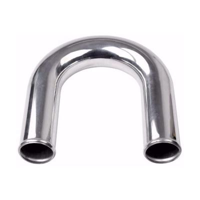 China Aluminum Alloy Polished Aluminum Pipe 2.0inch 2.25inch 2.5inch 3.0inch 3.5inch 4.0inch Diameter U Shape Plug 180 Degree Intercooler Piping for sale