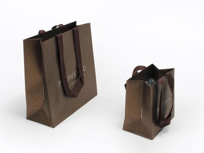 China Caliente de encargo del bolso superior de Grey Pearlescent Garment Shopping Tote sellado en venta