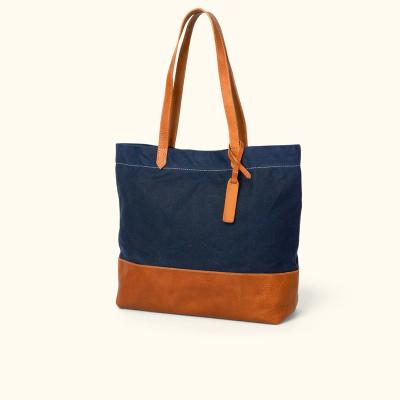 China Het grote In de was gezette Canvas van het Capaciteitsleer Tote Bag Durable Waterproof Travel Te koop