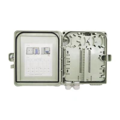 China Ftth ODB Manufacturer 12 FTTH Fiber Optic Distribution Box NAP Left End Box for sale