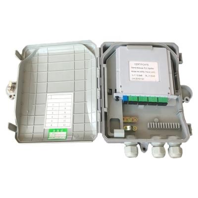 China Ftth FTTH 8 Core Fiber Distribution Box Outdoor Waterproof Terminal Box for sale