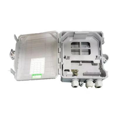 China Outdoor Waterproof Ftth FTTH 8 Core Fiber Distribution Box Terminal Box With PLC Splitter for sale