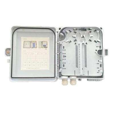 China Hot Sale 12 Core Outdoor Ftth Fiber Optic Waterproof Distribution Box for sale