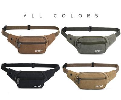 China High Quality 2021 New Water Proof Gym Sports Running Men's Custom Fanny Pack Tool Sling Belt Pocket Waist Bags for sale