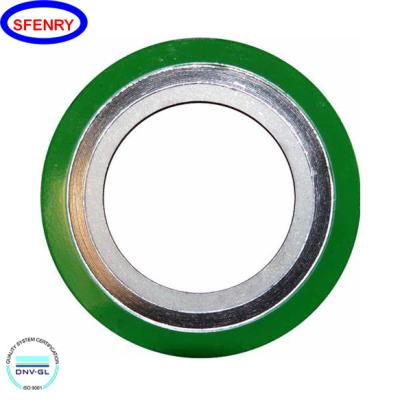 China Durable Sfenry Standard Spiral Wound Flange Gasket ASME B16.20 Gasket With Outer Ring Inner Ring for sale