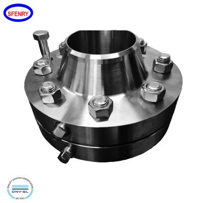 China Gas Sfenry ASME B16.36 Stainless Steel SS 304 Neck Port Weld Flange With Jack Screw for sale